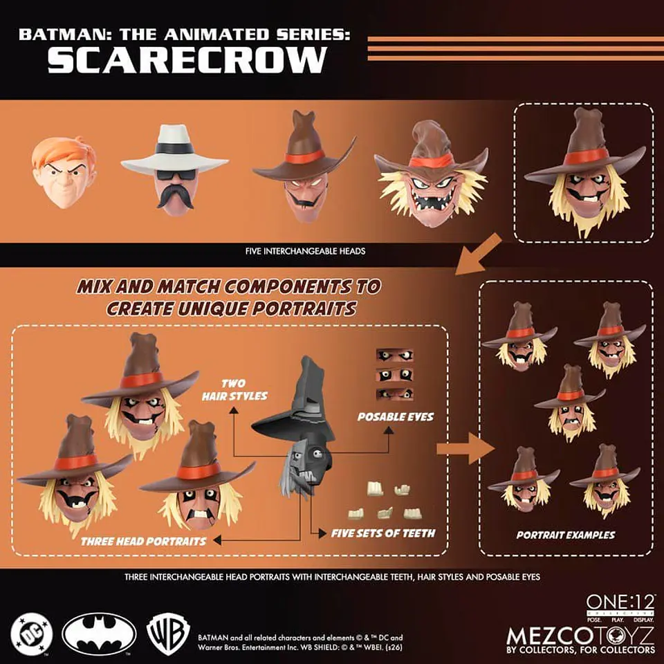 [PREVENTA] SCARECROW - BATMAN: THE ANIMATED SERIES - ONE:12 15