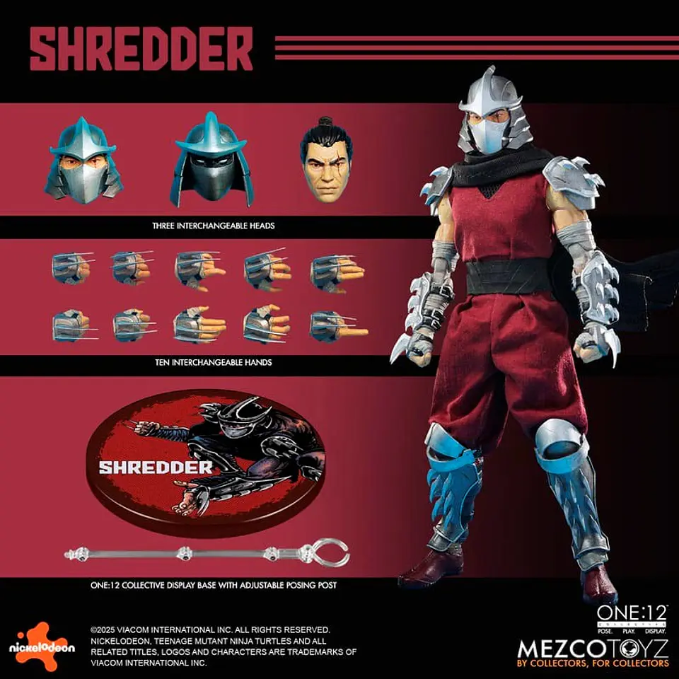[PREVENTA] SHREDDER - TMNT - ONE:12 8