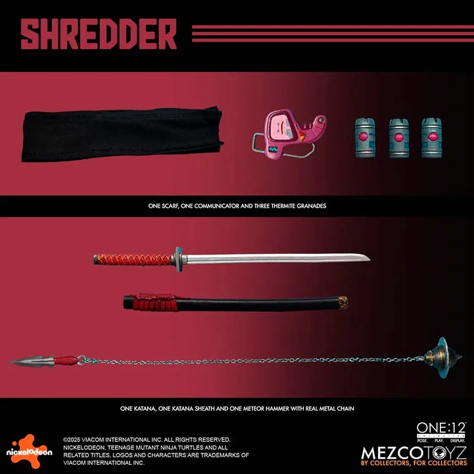[PREVENTA] SHREDDER - TMNT - ONE:12 9