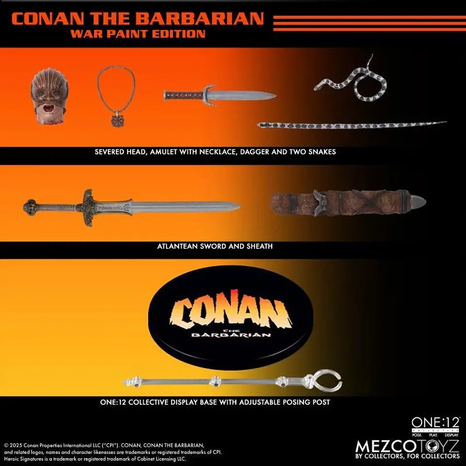 [PREVENTA] CONAN THE BARBARIAN (1982 MOVIE) - ONE:12 7
