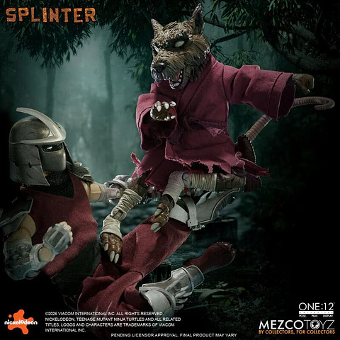 [PREVENTA] SPLINTER - TMNT - ONE:12