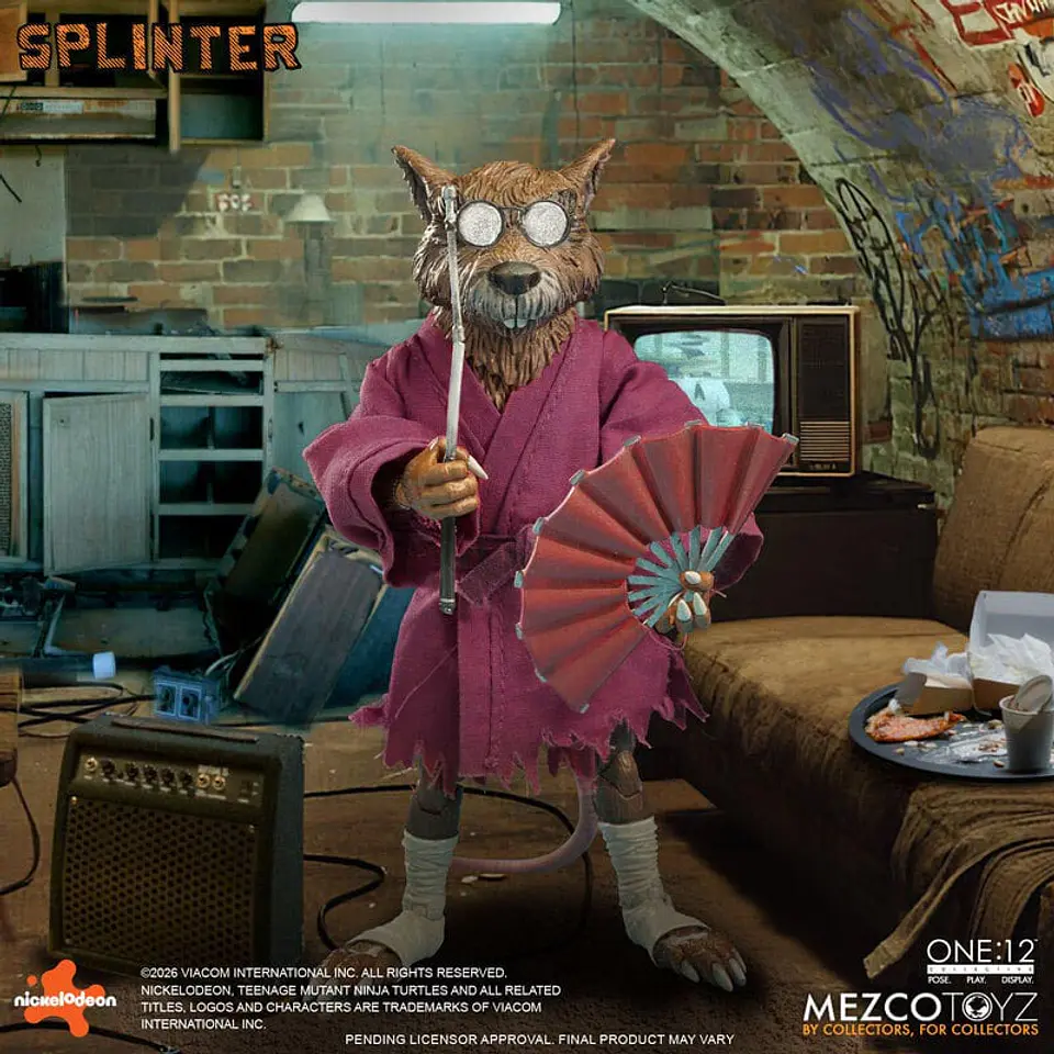 [PREVENTA] SPLINTER - TMNT - ONE:12 4