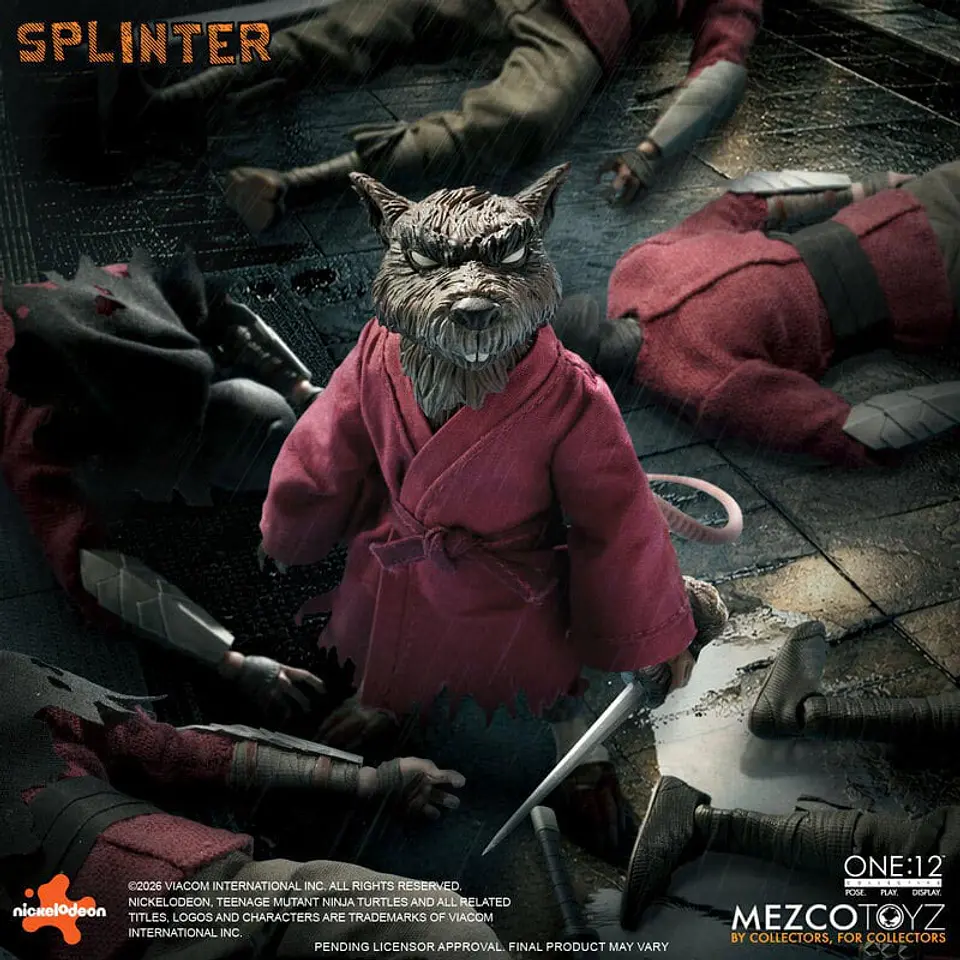 [PREVENTA] SPLINTER - TMNT - ONE:12 6