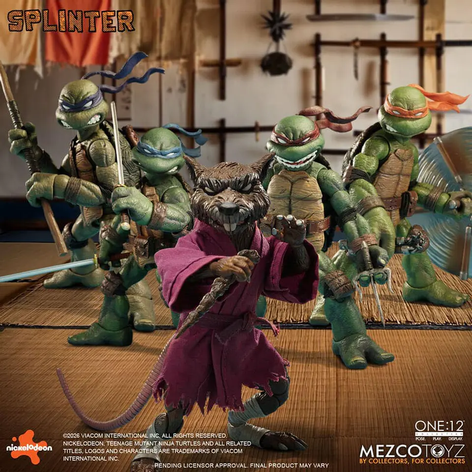 [PREVENTA] SPLINTER - TMNT - ONE:12 8