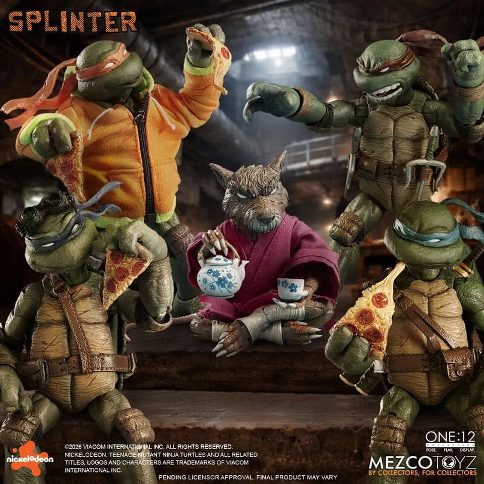 [PREVENTA] SPLINTER - TMNT - ONE:12 9