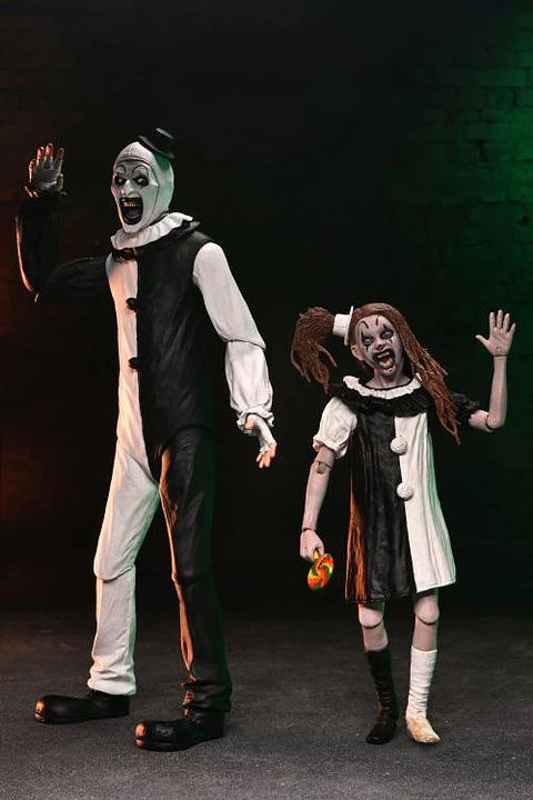 [PREVENTA] ULTIMATE ART THE CLOWN AND LITTLE PALE GIRL 2-PACK - TERRIFIER 2