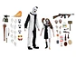 [PREVENTA] ULTIMATE ART THE CLOWN AND LITTLE PALE GIRL 2-PACK - TERRIFIER 2 - Miniatura 1