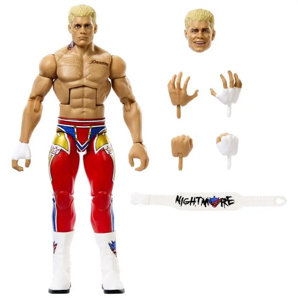 [PREVENTA] CODY RHODES - ELITE TOP PICKS 2026 RED TIGHTS - WWE 1