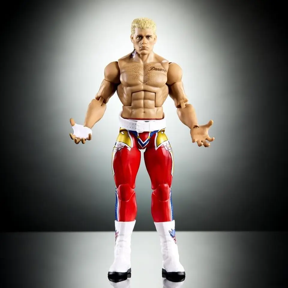 [PREVENTA] CODY RHODES - ELITE TOP PICKS 2026 RED TIGHTS - WWE 4