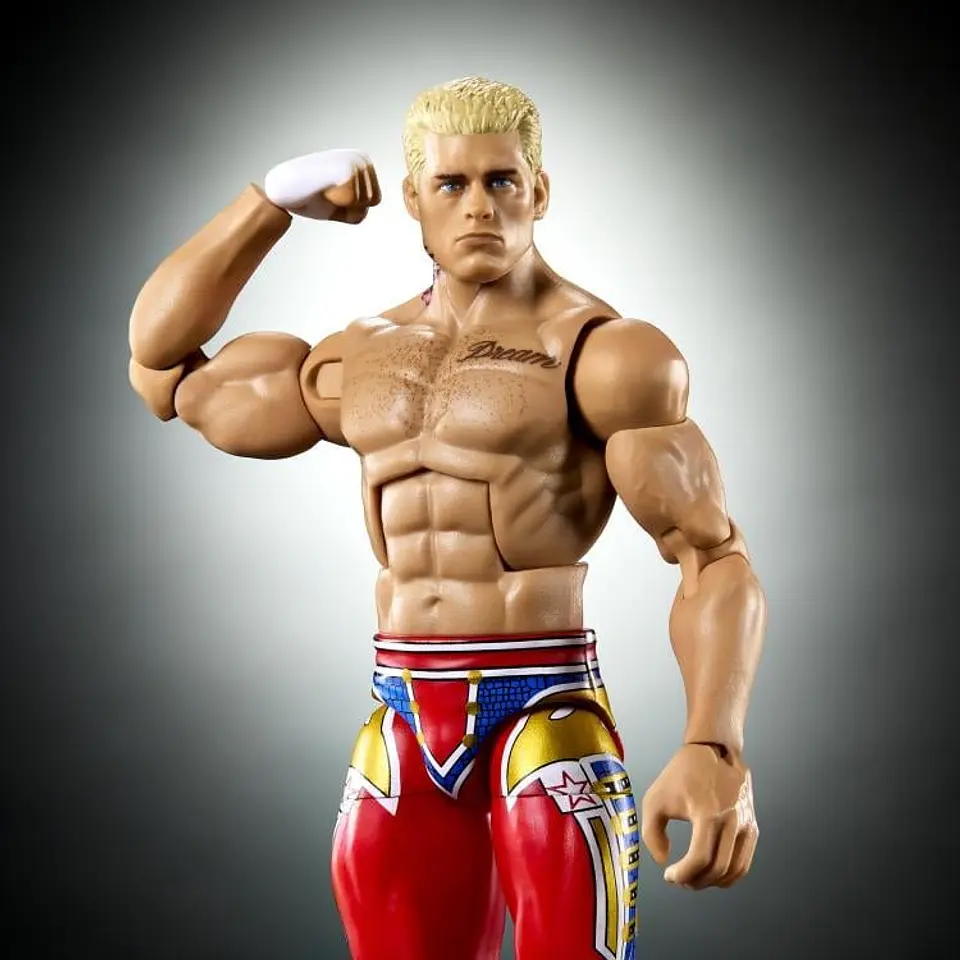[PREVENTA] CODY RHODES - ELITE TOP PICKS 2026 RED TIGHTS - WWE 2
