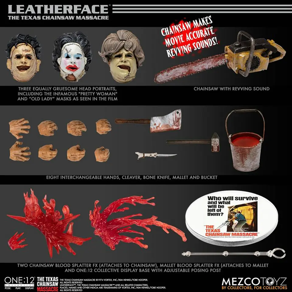 DELUXE LEATHERFACE - THE TEXAS CHAINSAW MASSACRE - ONE:12 12