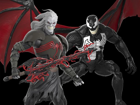 KNULL AND VENOM TWO PACK - MARVEL LEGENDS 