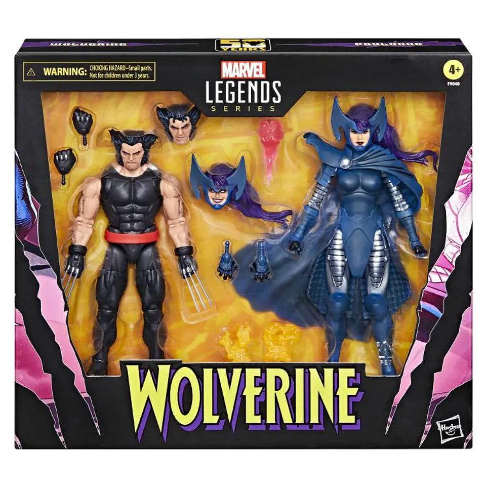 WOLVERINE AND PSYLOCKE TWO-PACK - MARVEL LEGENDS 3