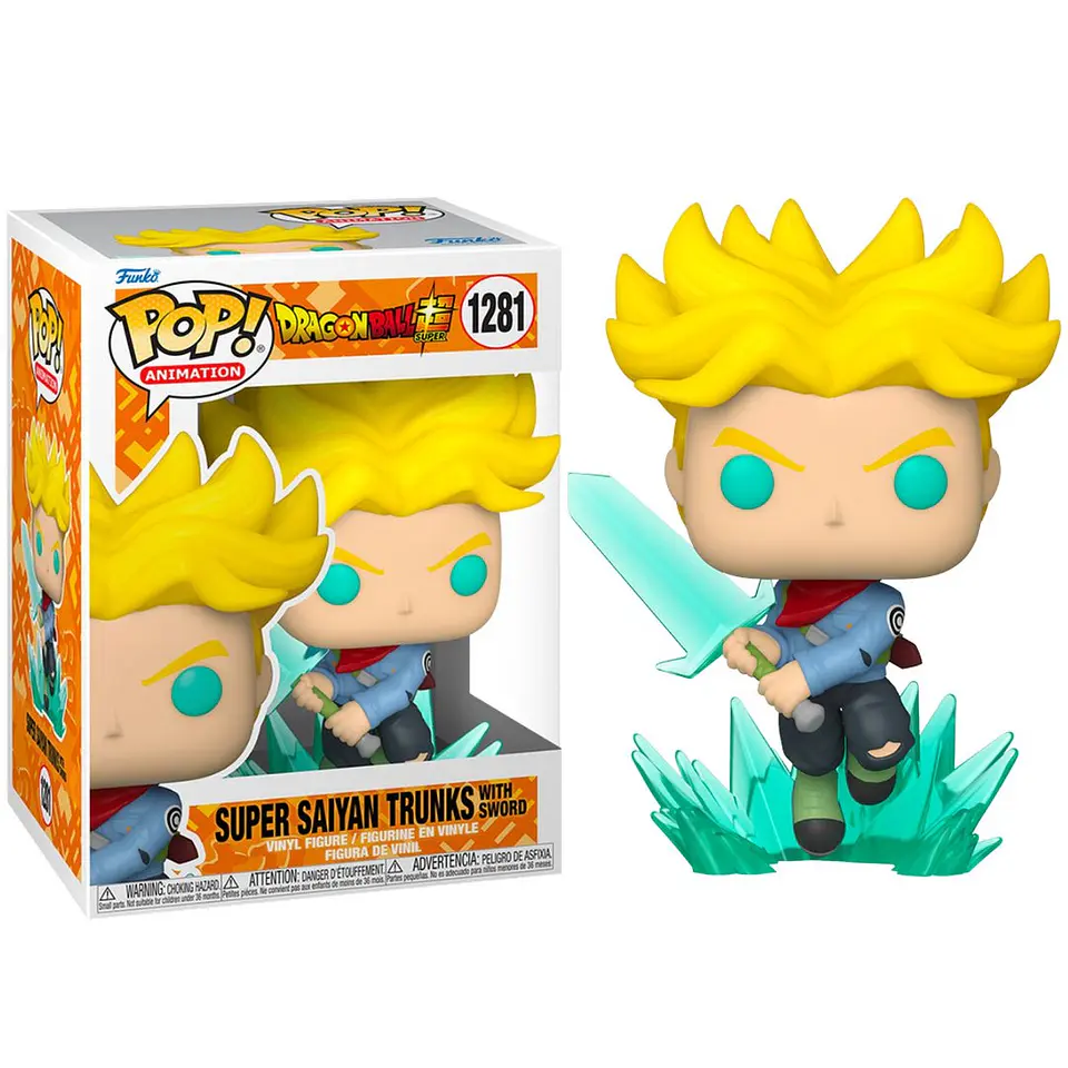 POP SUPER SAIYAN TRUNKS W/ SWORD - DRAGON BALL SUPER - 1281 1