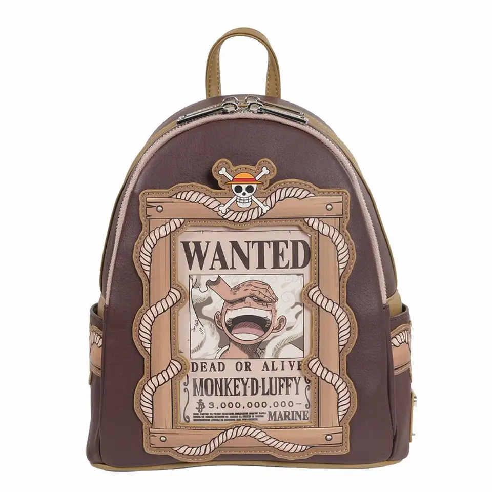 WANTED DEAD OR ALIVE MONKEY D. LUFFY - ONE PIECE - MINI-BACKPACK 3