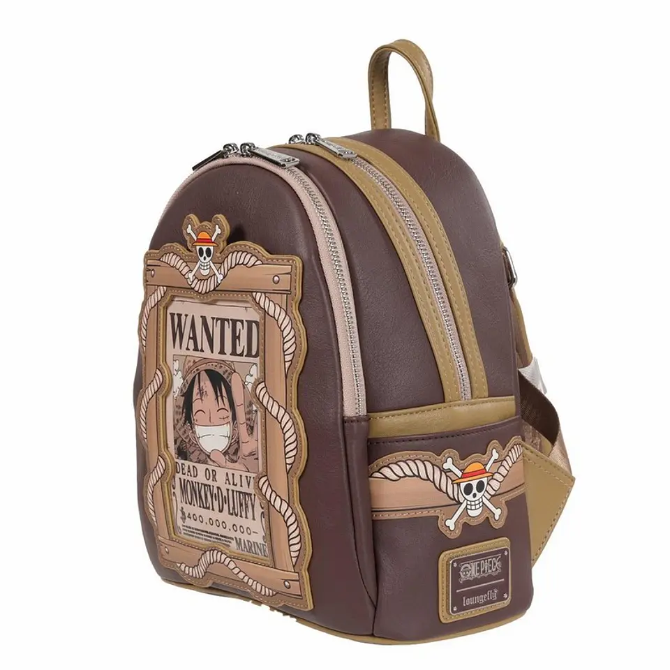 WANTED DEAD OR ALIVE MONKEY D. LUFFY - ONE PIECE - MINI-BACKPACK 5