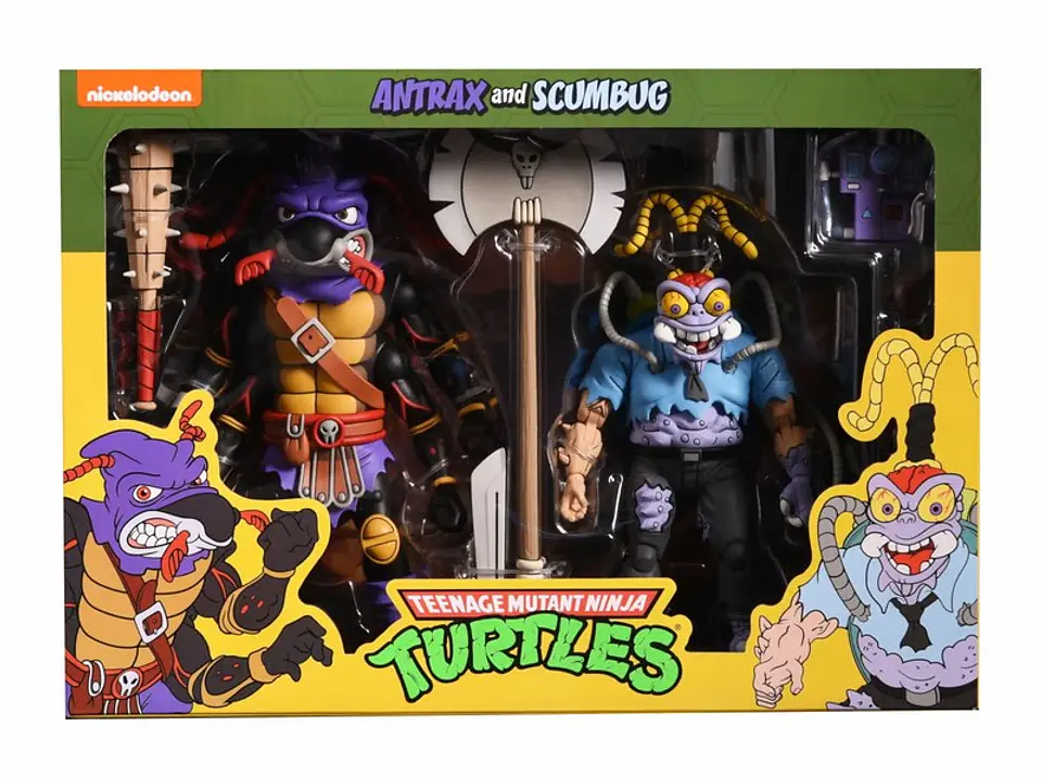 ANTRAX & SCUM 2-PACK - CARTOON VERSION TMNT 4