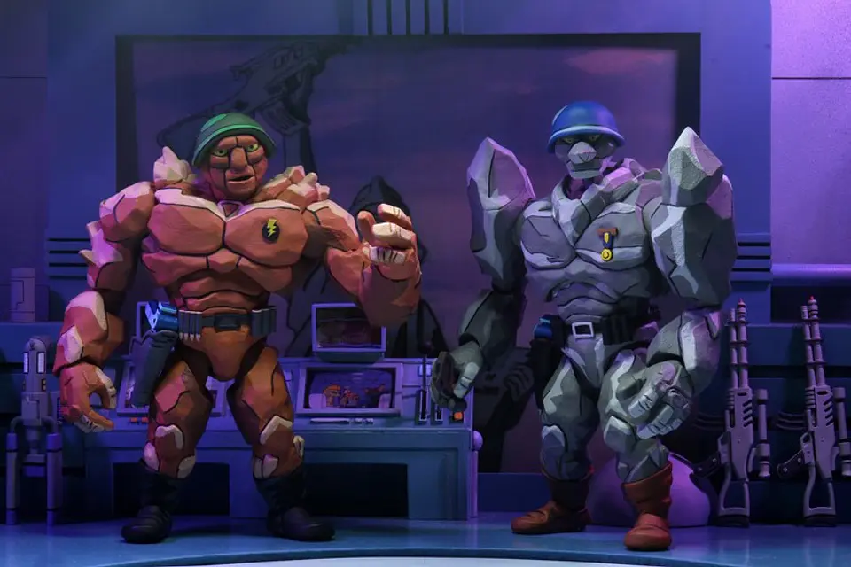 TRAGG & GRANNITOR 2-PACK - CARTOON VERSION TMNT 4