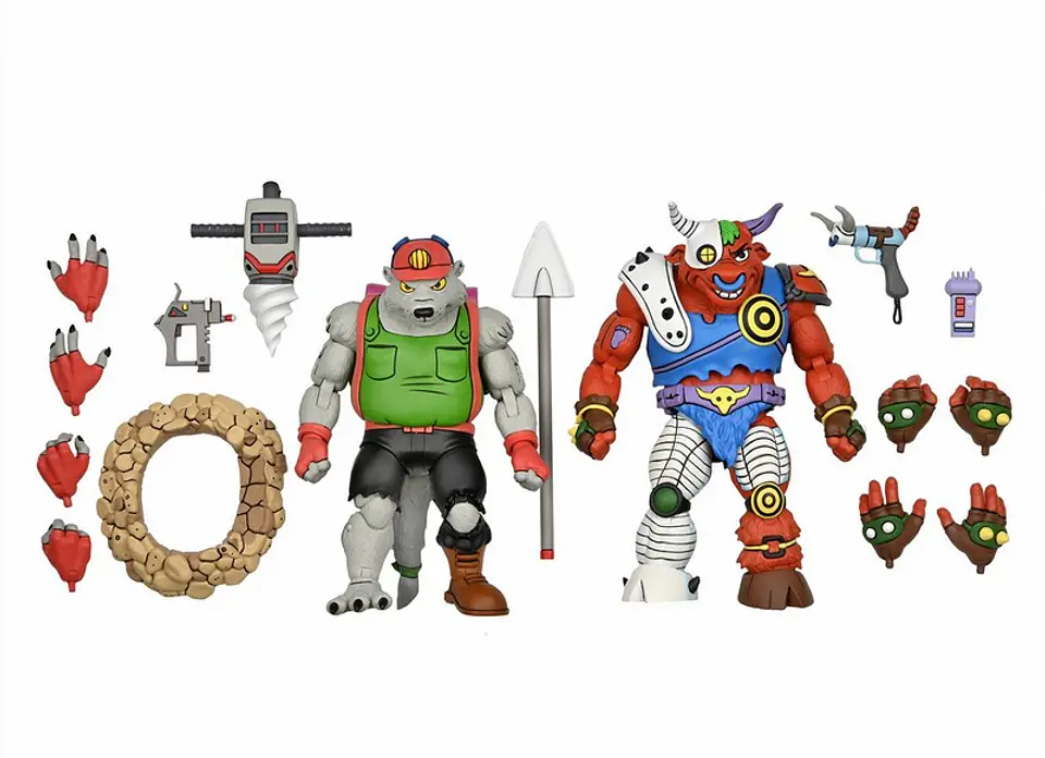 DIRTBAG & GROUNDCHUCK 2-PACK - CARTOON VERSION TMNT  1