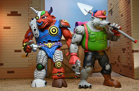 DIRTBAG & GROUNDCHUCK 2-PACK - CARTOON VERSION TMNT 