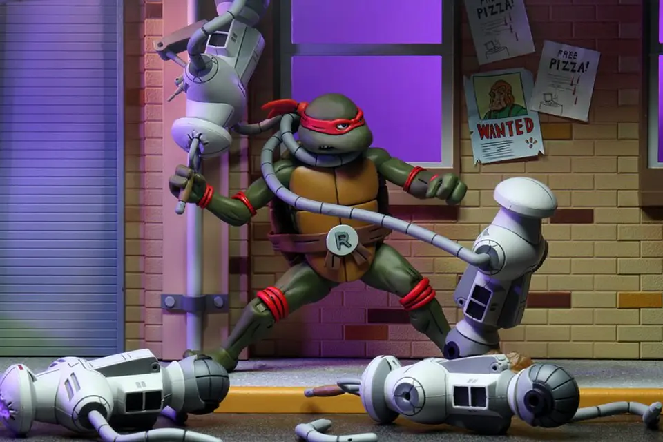 TRICERATON INFANTRYMAN & ROADKILL RODNEY 3-PACK - CARTOON VERSION TMNT  2