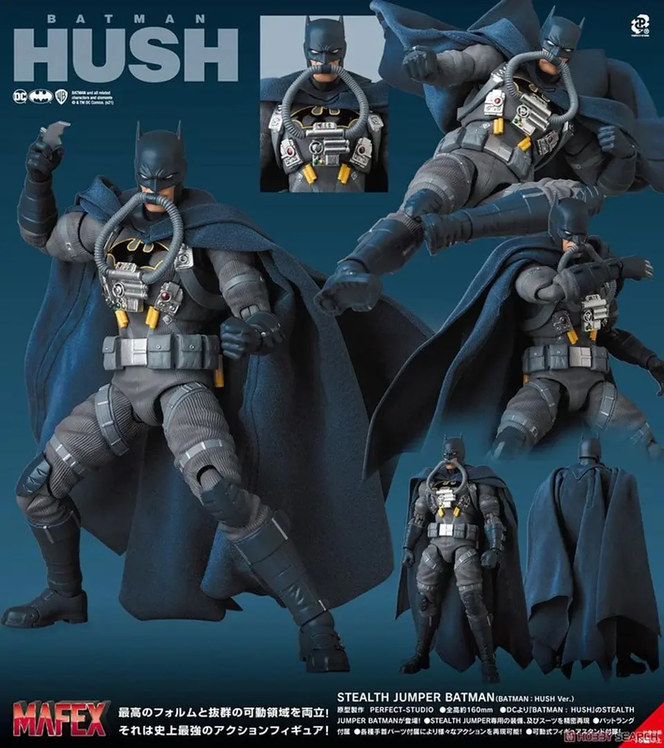 BATMAN STEALTH JUMPER - BATMAN HUSH - MAFEX 166 1
