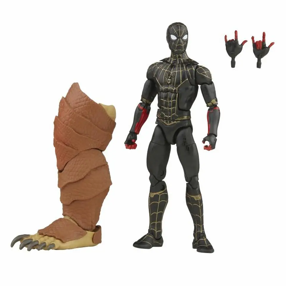 BLACK & GOLD SUIT SPIDER-MAN - WAVE SPIDERMAN (ARMADILLO BAF) - MARVEL LEGENDS 1