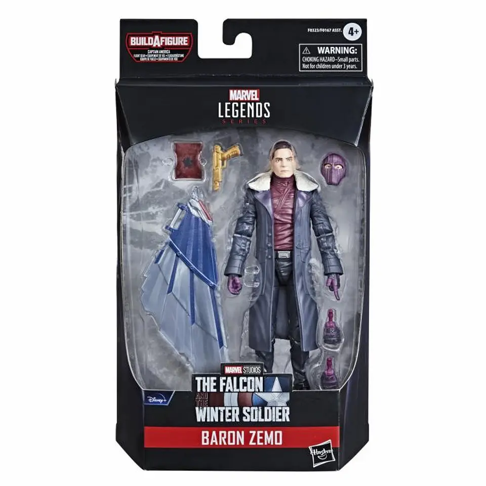 BARON ZEMO - (CAPTAIN AMERICA FLIGHT GEAR BAF) - MARVEL LEGENDS 3