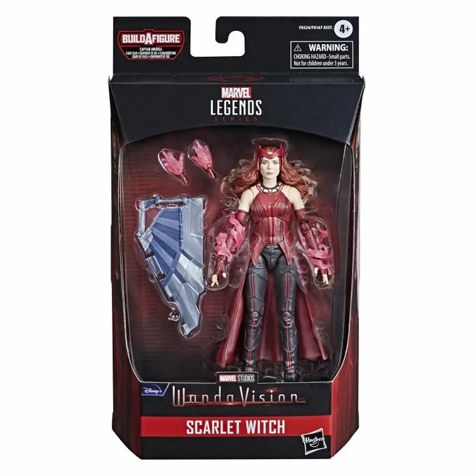 SCARLET WITCH - (CAPTAIN AMERICA FLIGHT GEAR BAF) - MARVEL LEGENDS 3