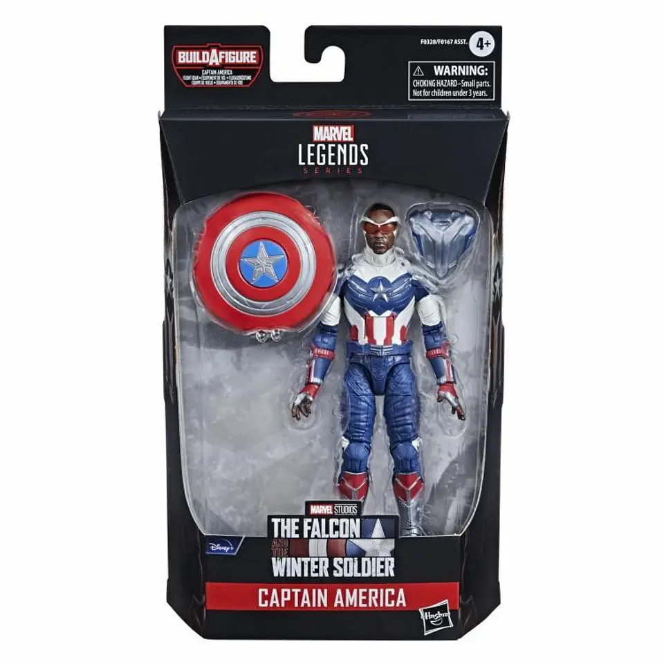 CAPTAIN AMERICA (SAM WILSON) - (CAPTAIN AMERICA FLIGHT GEAR BAF) - MARVEL LEGENDS 3