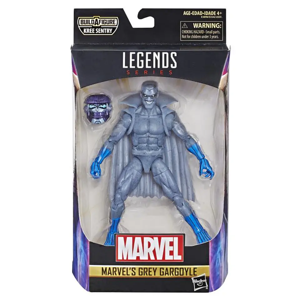 GREY GARGOYLE - WAVE 1 CAPTAIN MARVEL (KREE SENTRY BAF) - MARVEL LEGENDS 3
