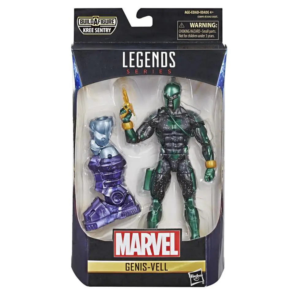 GENIS-VELL - WAVE 1 CAPTAIN MARVEL (KREE SENTRY BAF) - MARVEL LEGENDS 3