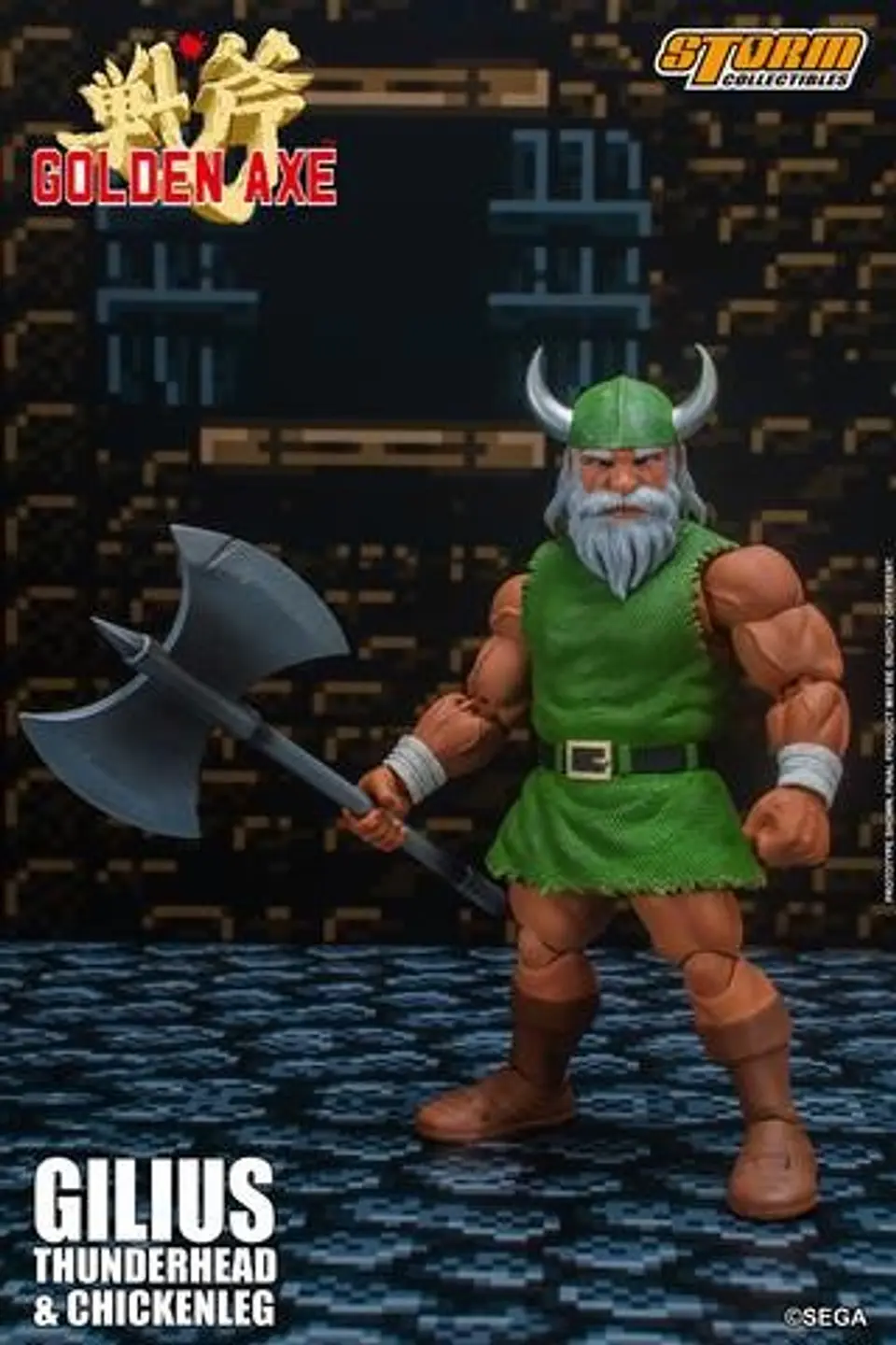 GILIUS THUNDERHEAD AND CHICKEN LEG - GOLDEN AXE - 1:12 3