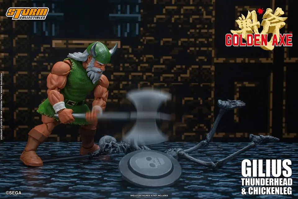 GILIUS THUNDERHEAD AND CHICKEN LEG - GOLDEN AXE - 1:12 6