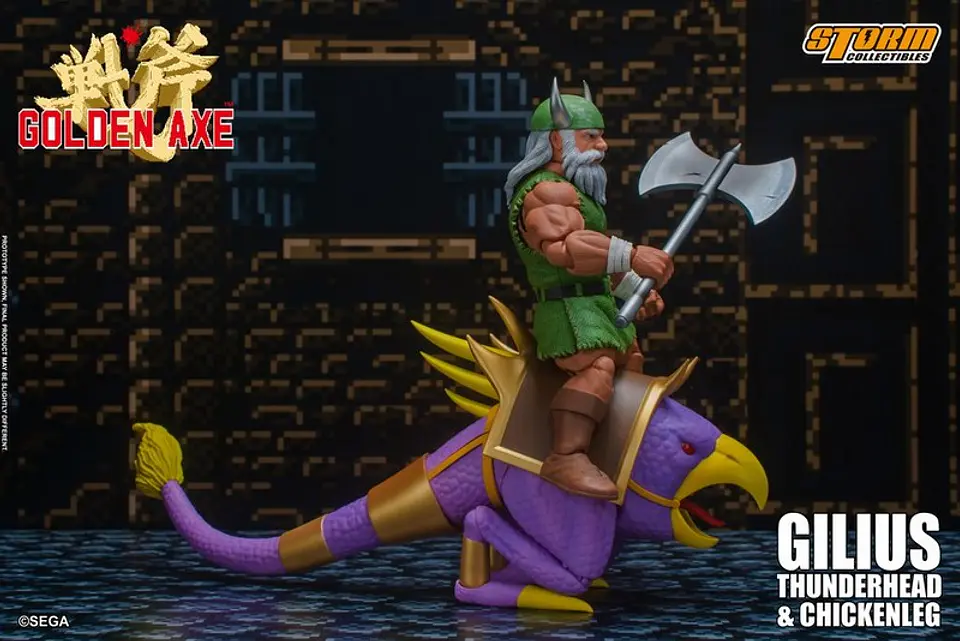 GILIUS THUNDERHEAD AND CHICKEN LEG - GOLDEN AXE - 1:12 9