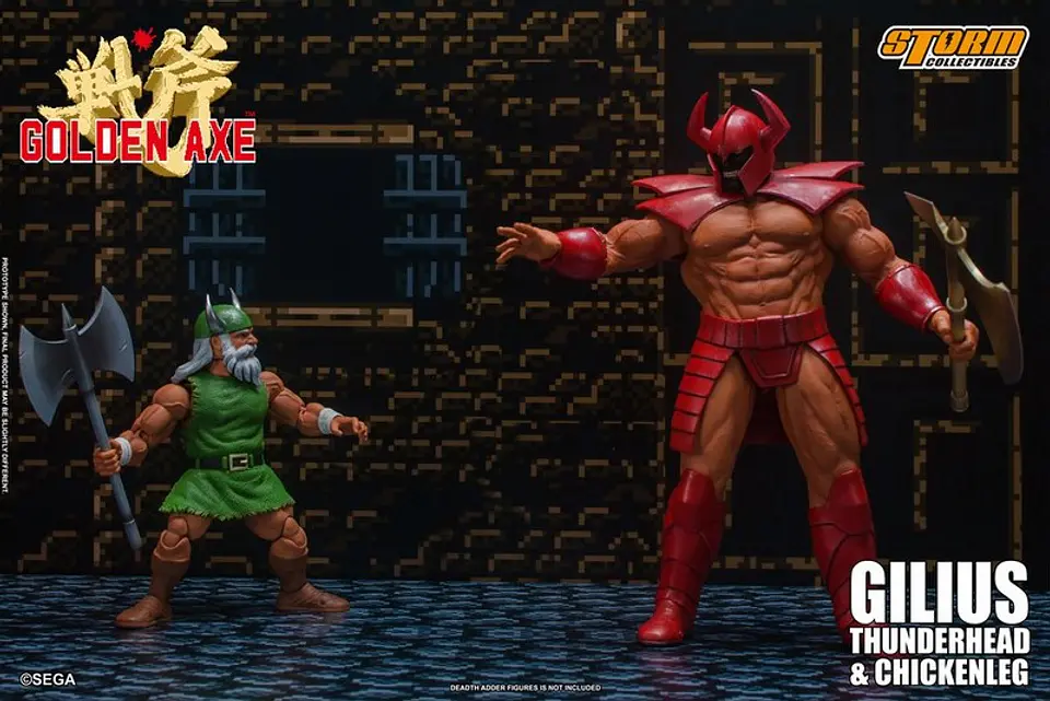 GILIUS THUNDERHEAD AND CHICKEN LEG - GOLDEN AXE - 1:12 10