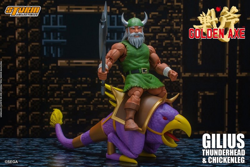 GILIUS THUNDERHEAD AND CHICKEN LEG - GOLDEN AXE - 1:12