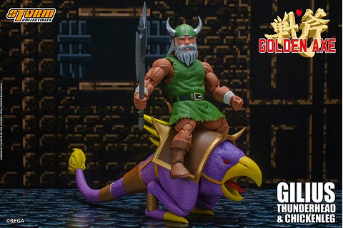 GILIUS THUNDERHEAD AND CHICKEN LEG - GOLDEN AXE - 1:12