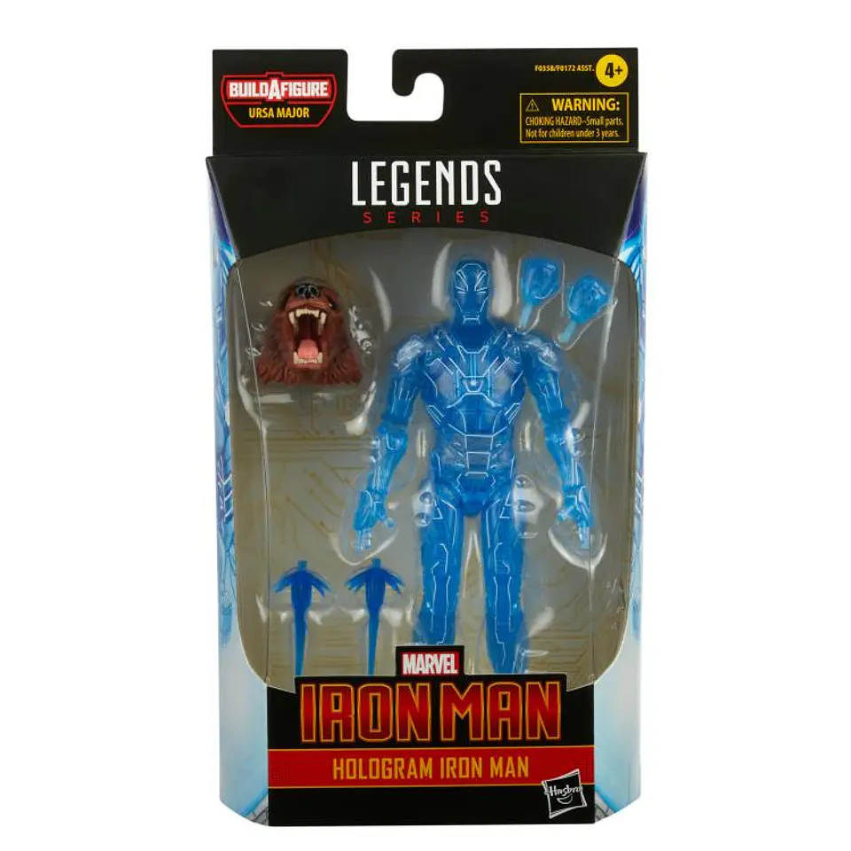 HOLOGRAM IRON MAN - (URSA MAJOR BAF) - MARVEL LEGENDS 3