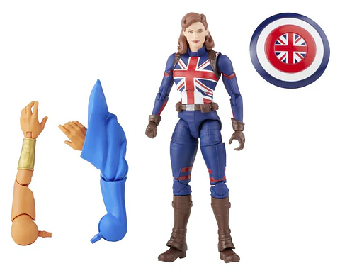 CAPTAIN CARTER - WHAT IF...? (THE WATCHER BAF) - MARVEL LEGENDS