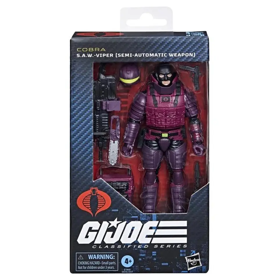 S.A.W.-VIPER (SEMI-AUTOMATIC WEAPON) - GI JOE - CLASSIFIED SERIES 4