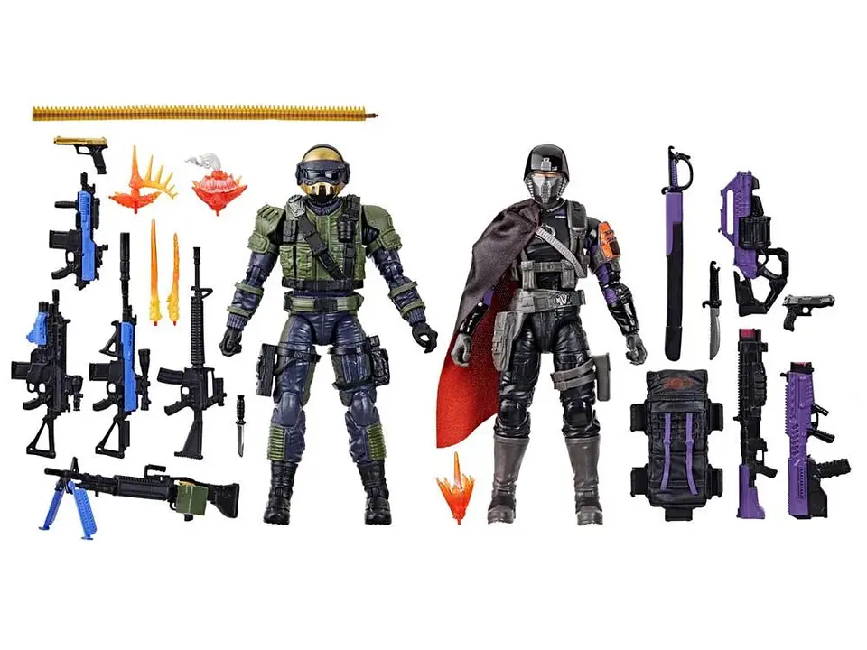 STEEL CORPS COMMANDER VS TWILIGHT GUARD - GI JOE - CLASSIFIED SERIES  1