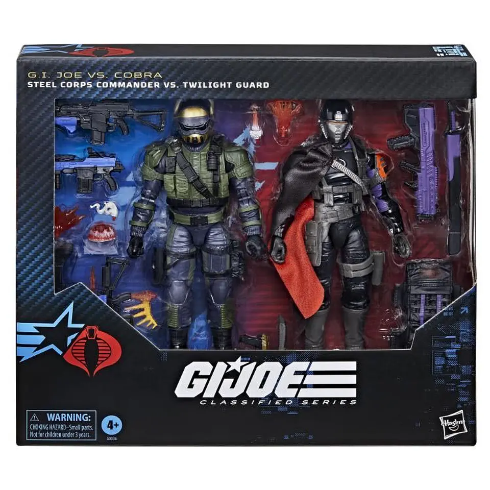 STEEL CORPS COMMANDER VS TWILIGHT GUARD - GI JOE - CLASSIFIED SERIES  5