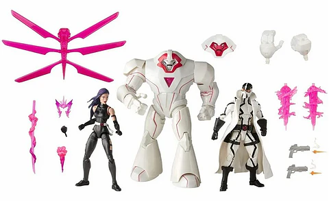 PSYLOCKE, NIMROD, FANTOMEX 3-PACK - MARVEL LEGENDS