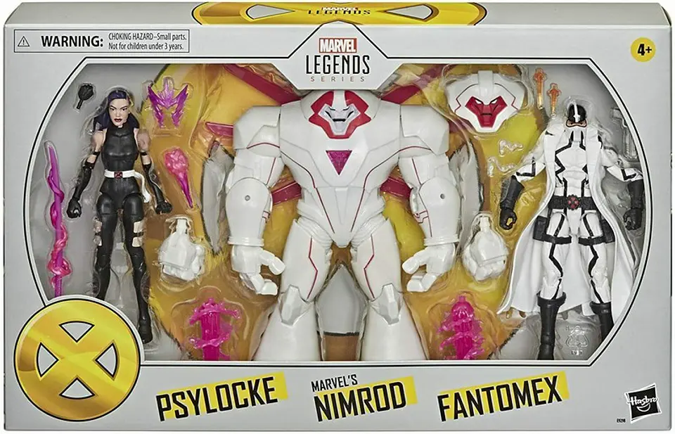 PSYLOCKE, NIMROD, FANTOMEX 3-PACK - MARVEL LEGENDS 3