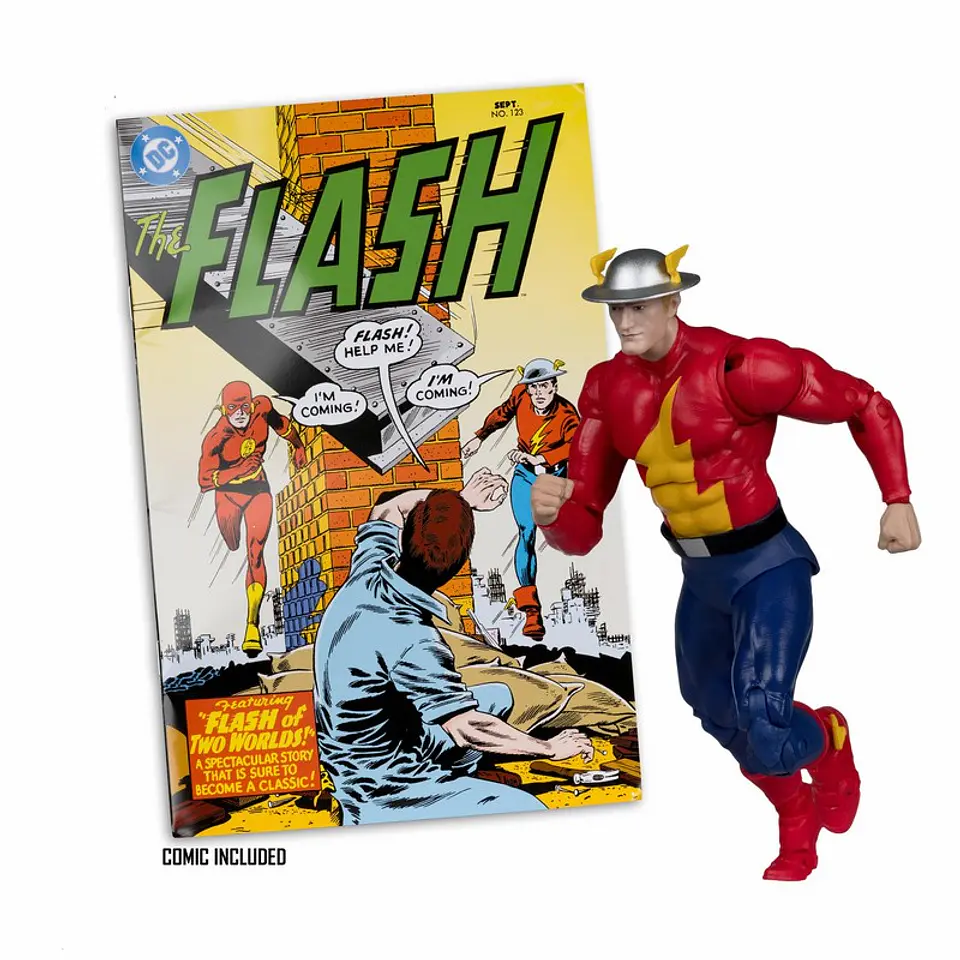 THE FLASH (THE FLASH #123) WITH COMIC - DC MULTIVERSE 2