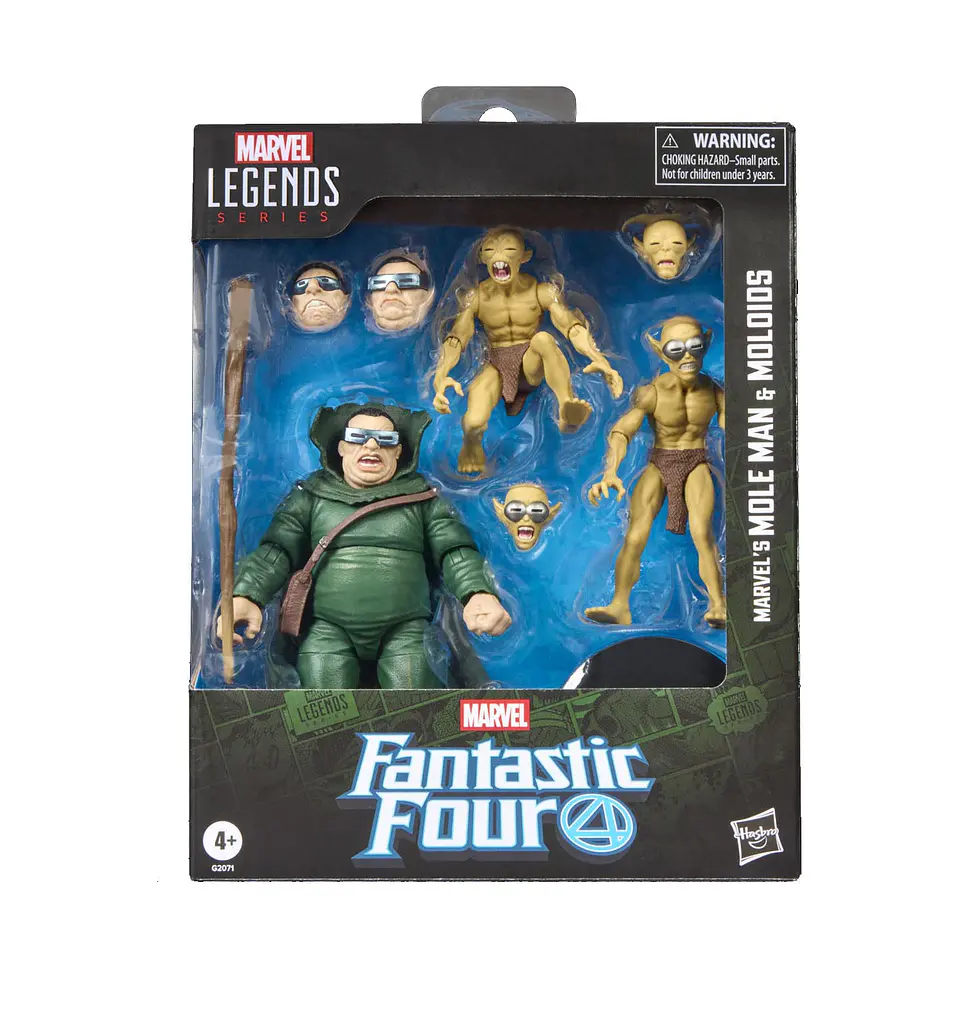 [PREVENTA] MOLE MAN & MOLOIDS - FANTASTIC FOUR - MARVEL LEGENDS 7