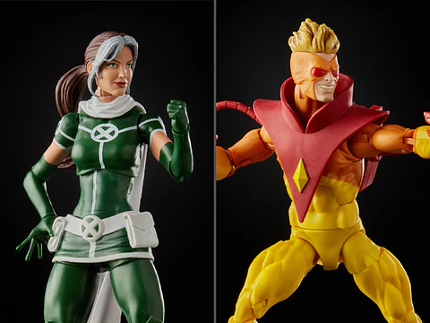 ROGUE & PYRO TWO-PACK - 20TH ANNIVERSARY - MARVEL LEGENDS