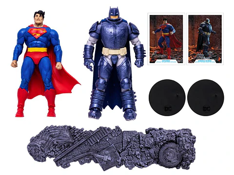 SUPERMAN VS ARMORED BATMAN MULTIPACK - DARK KNIGHT RETURNS -DC MULTIVERSE