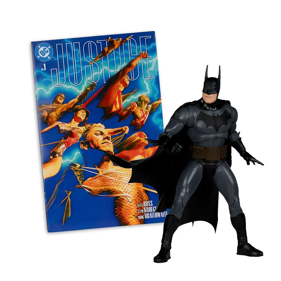 [PREVENTA] BATMAN (JUSTICE) WITH COMIC - DC MULTIVERSE 4